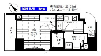 ステージファースト蔵前アジールコートの間取り