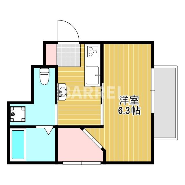 クラフトテラス豊南町南の間取り