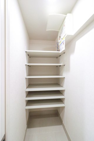 ピアース自由が丘レジデンスの玄関|ピアース自由が丘レジデンス：玄関にはシューズインクローゼットがあり靴もスッキリ収納可能です！