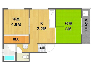 メゾン堀池の間取り