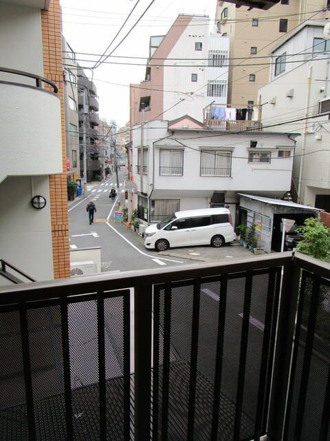 ハイツ松本のバルコニー