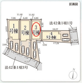 【区画図】 | リーブルガーデン尼崎市常松３期 | 区画図