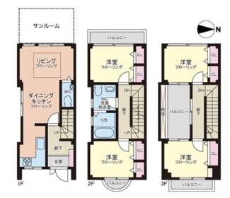 【間取り】 | 東灘区深江南町１丁目　中古戸建