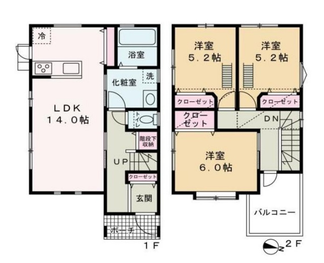 【間取り】 | 間取りは3LDKになります。