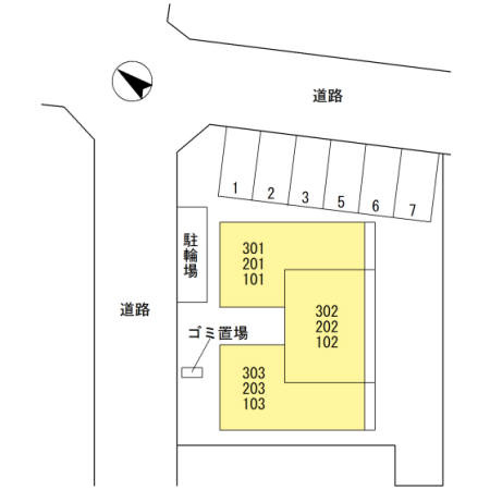 ファミーユの区画図