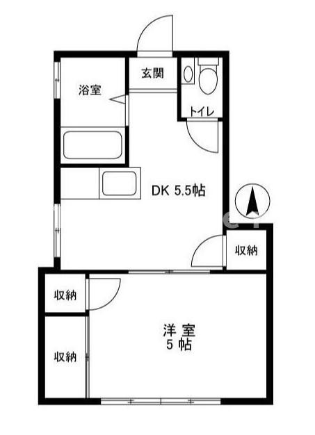 コーポキクの間取り