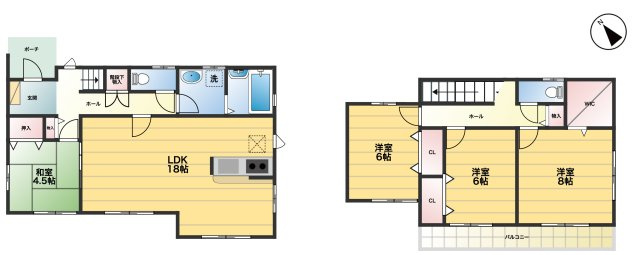 【間取り】 | 加須市上三俣　中古戸建