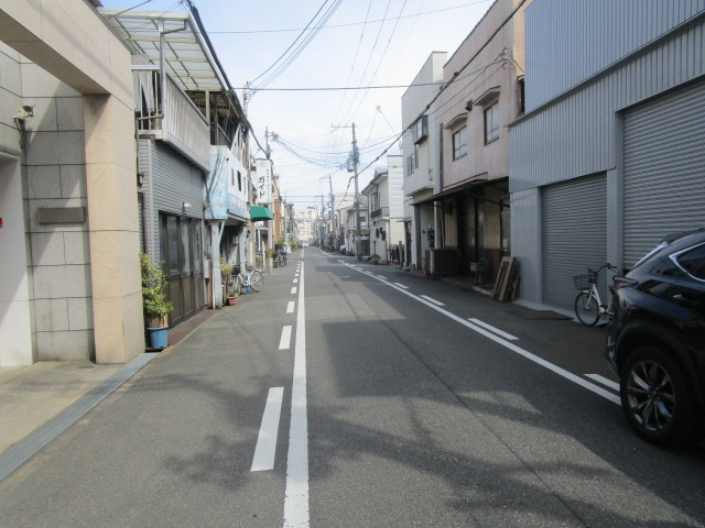 大阪市生野区田島５丁目の倉庫の周辺