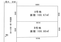 【建築条件なし売地　2区画】の画像
