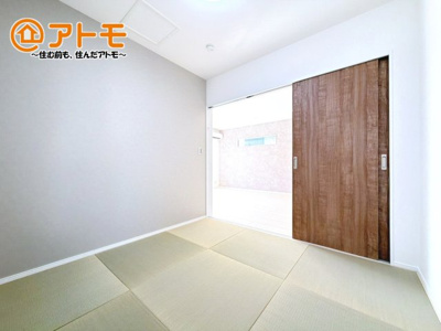 【和室】 | 沼津市岡宮　新築一戸建て　3号棟 | 和室は客間としてはもちろん、家事の休憩やお子様のおむつ替えにもピッタリ♪