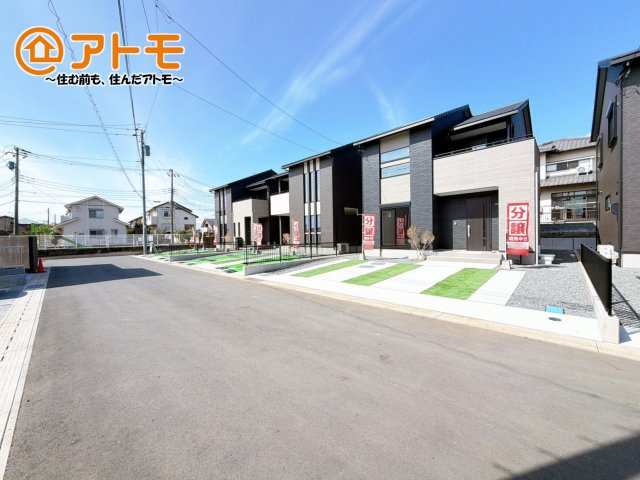 【前面道路含む現地写真】 | 沼津市岡宮　新築一戸建て　3号棟 | 前面道路は車通りが少なく安心♪