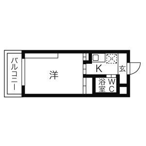 岩井橋ロイヤルハイツの間取り