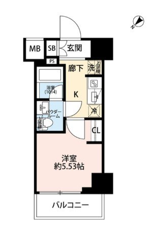 プレール・ドゥーク川口並木の間取り