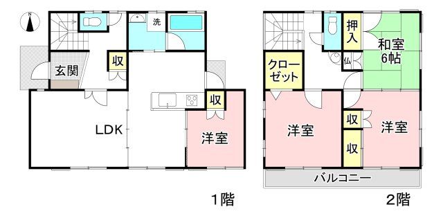各務原市東山４丁目の間取り