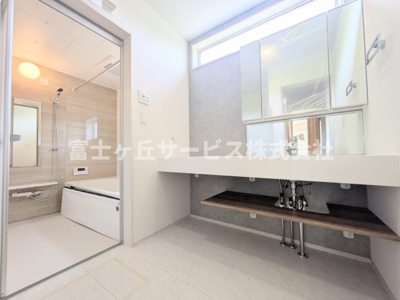 【脱衣所】 | 掛川市大渕 新築一戸建て 1号棟 | 脱衣場です