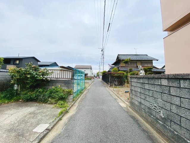 売土地　大垣市切石町１丁目　27.04坪の前面道路含む現地写真|現地(2026年4月13日)撮影