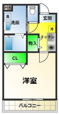 フィール白い雲の間取り