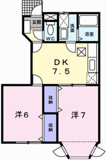 【間取り】 | パークサイドⅡ