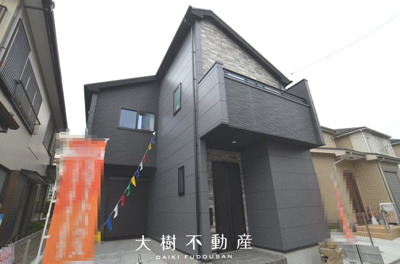 【外観】 | 座間市相武台１丁目　新築戸建て　全１棟【仲介手数料無料】 | 建物完成しました！！内見可能です♪