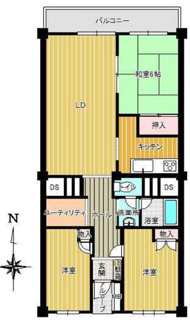【間取り】 | 千葉ガーデンタウンD棟