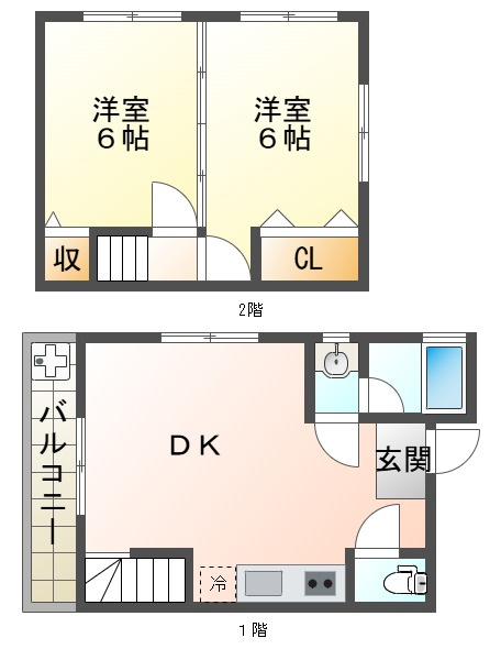 サンハウスの間取り