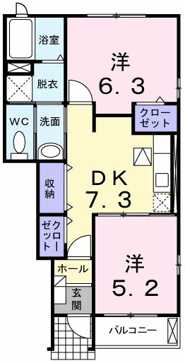 ゴールデン・リリィＣの間取り|間取図