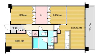 【間取り】 | ルネ富雄