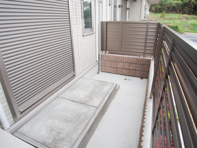 ウィット垂水Ⅱのバルコニー
