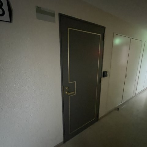 東町コーポラスの玄関