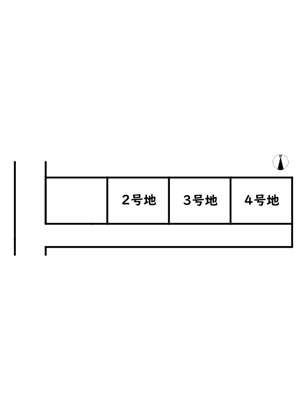 揖保郡太子町東保/売土地の区画図