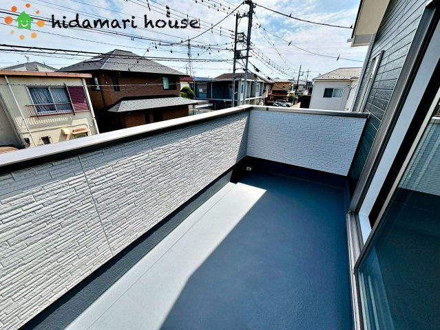 上尾市浅間台3期　新築戸建　Terrechez01　のバルコニー