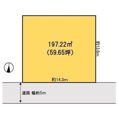揖保郡太子町原　売地の区画図