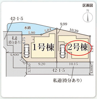 【区画図】 | リーブルガーデン尼崎市大島 | 区画図
