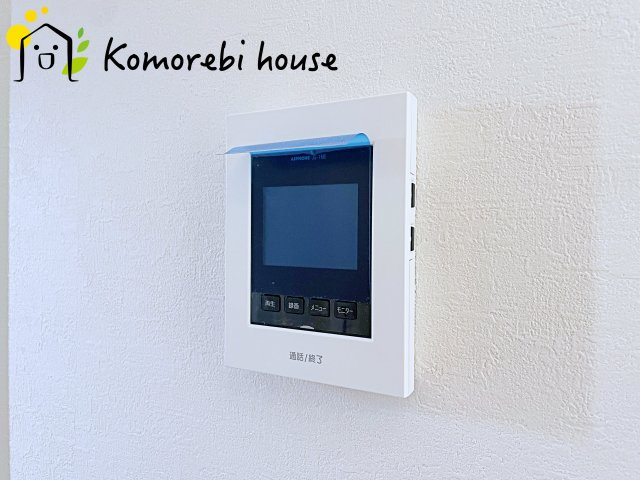 北足立郡伊奈町　1期　新築一戸建て　CRAFT PIT　02の防犯設備|モニター付インターホンです