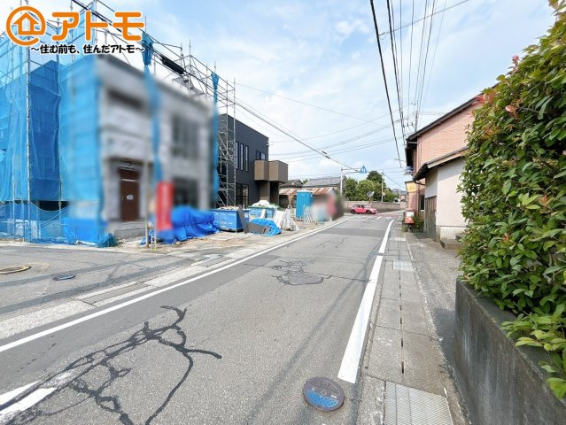 【前面道路含む現地写真】 | 沼津市東沢田　新築一戸建て　1号棟