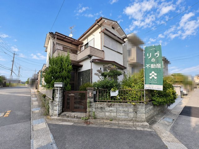 長岡京市今里彦林の外観|南西角地。開放感のある角地に立地しております。