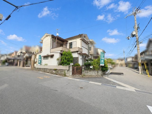 長岡京市今里彦林の外観|建物の配置や駐車スペースを計画しやすい土地です。