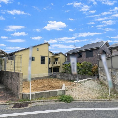 桃山長岡越中南町の前面道路含む現地写真