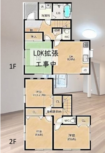 【仲介手数料０円】綾瀬市深谷中6丁目　中古一戸建ての間取り|【仲介手数料０円】綾瀬市深谷中6丁目　中古一戸建て
