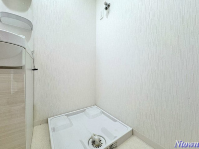 【設備】 | S-RESIDENCE葵 | 洗濯機置き場です。