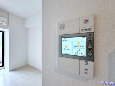 【セキュリティ】 | S-RESIDENCE葵 | モニター付きインターフォンです。