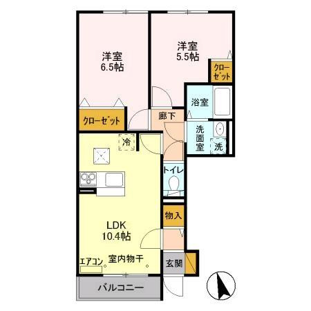 サンモールの間取り|★収納スペースも豊富です