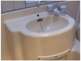 サクラハウスの洗面所