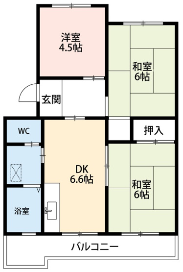 【間取り】 | コーポのぐろ