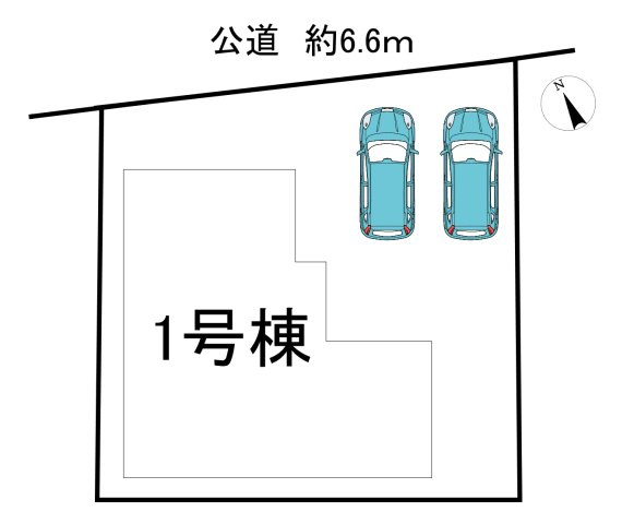 半田市成岩東町　全1棟の区画図|全1区画分譲地☆