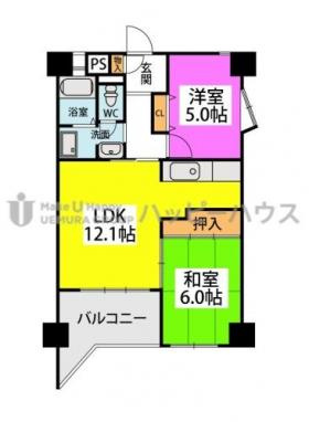 アルテハイム宮ノ陣の間取り