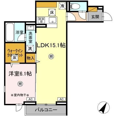 デュランタの間取り