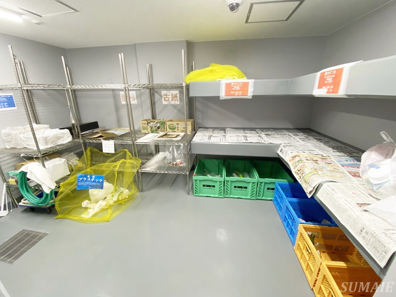 テラス駒込サウスのその他共用部分|敷地内ゴミ置き場です☆
