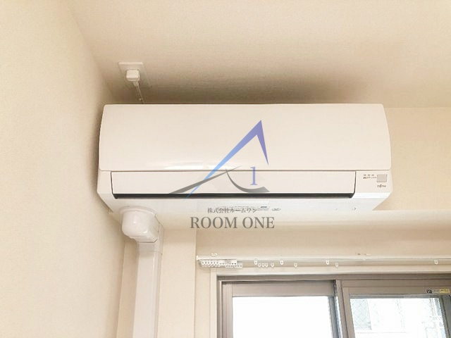 カーサグランデ日本橋小網町の設備|エアコン付きです。