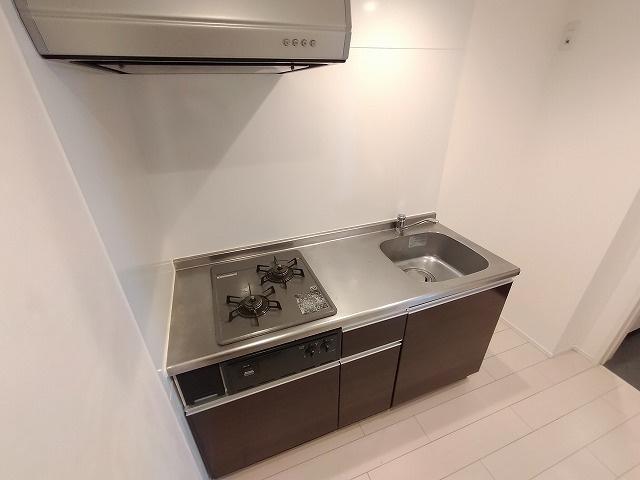 神戸市長田区御蔵通３丁目のアパートのキッチン|システムキッチン（ガス２口）